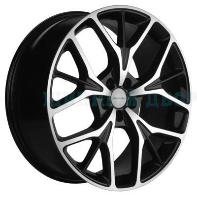 5*108 20" Et43 8J Khomen Wheels KHW2012 (Jetour X90 Plus) 60.1 Black-FP