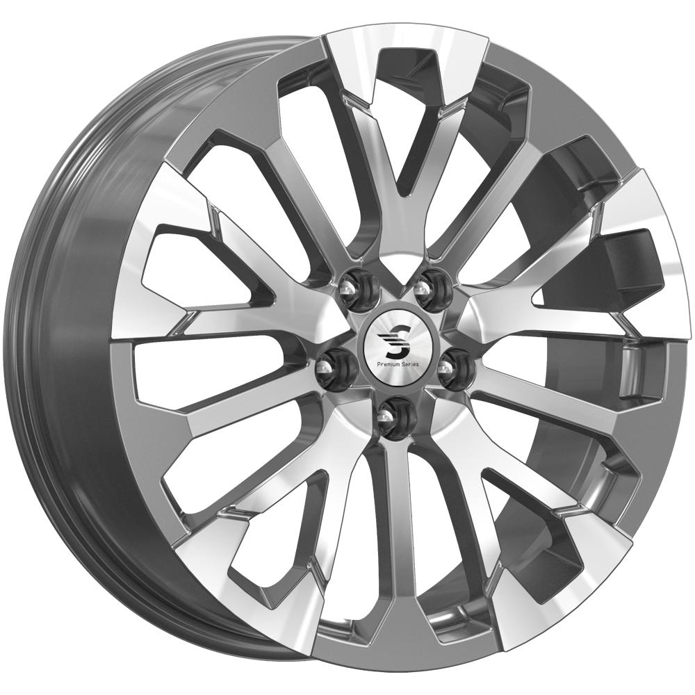 5*114 19" et39 7.5"J K&K КР003 Diamond Gloss Graphite 66.1
